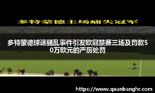 多特蒙德球迷骚乱事件引发欧冠禁赛三场及罚款50万欧元的严厉处罚